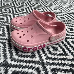 Crocs Pink Girls Size 11